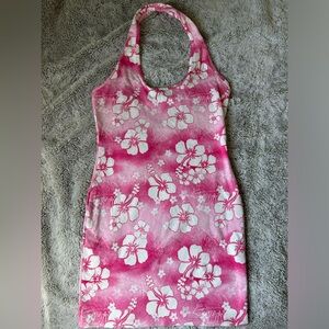 Forever 21 Flower Halter Dress